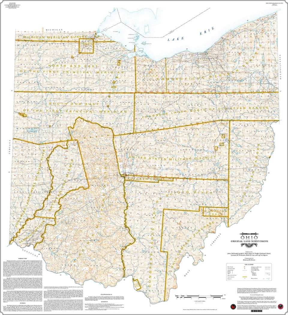 Virginia Military District Map